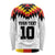 Custom Germany Football 2024 Go Champion Long Sleeve Shirt Design 90s Style Home Color LT03