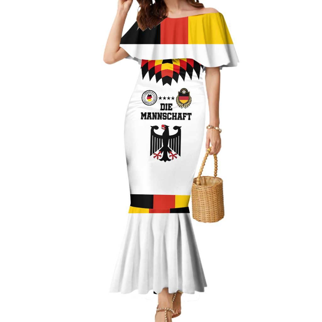 Custom Germany Football 2024 Go Champion Mermaid Dress Design 90s Style Home Color LT03