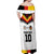 Custom Germany Football 2024 Go Champion Off Shoulder Maxi Dress Design 90s Style Home Color LT03