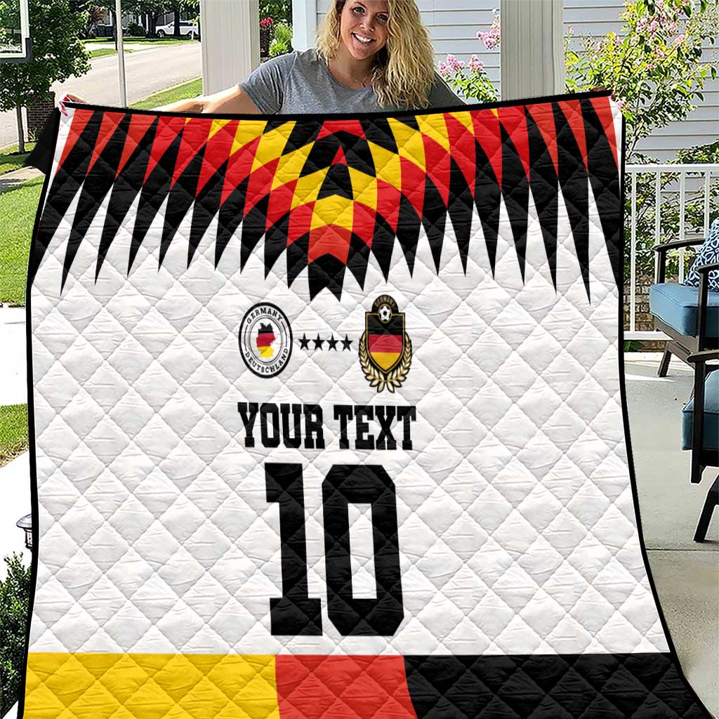 Custom Germany Football 2024 Go Champion Quilt Design 90s Style Home Color LT03