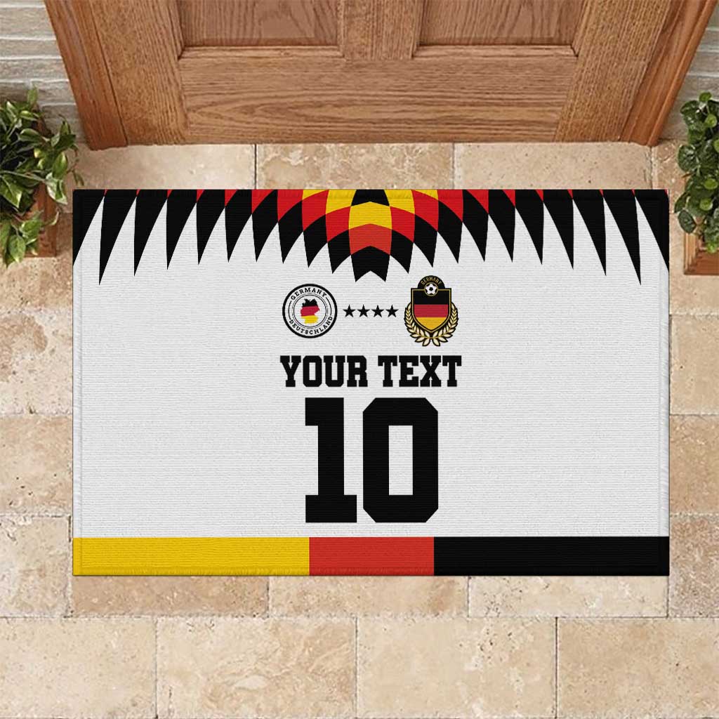 Custom Germany Football 2024 Go Champion Rubber Doormat Design 90s Style Home Color LT03