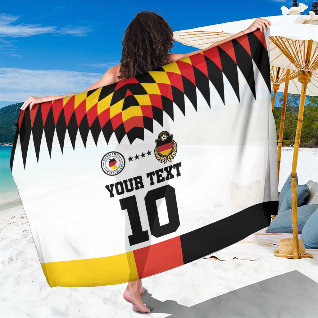 Custom Germany Football 2024 Go Champion Sarong Design 90s Style Home Color LT03