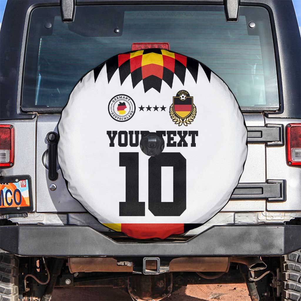 Custom Germany Football 2024 Go Champion Spare Tire Cover Design 90s Style Home Color LT03