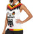 Custom Germany Football 2024 Go Champion Women Sleeveless Polo Shirt Design 90s Style Home Color LT03