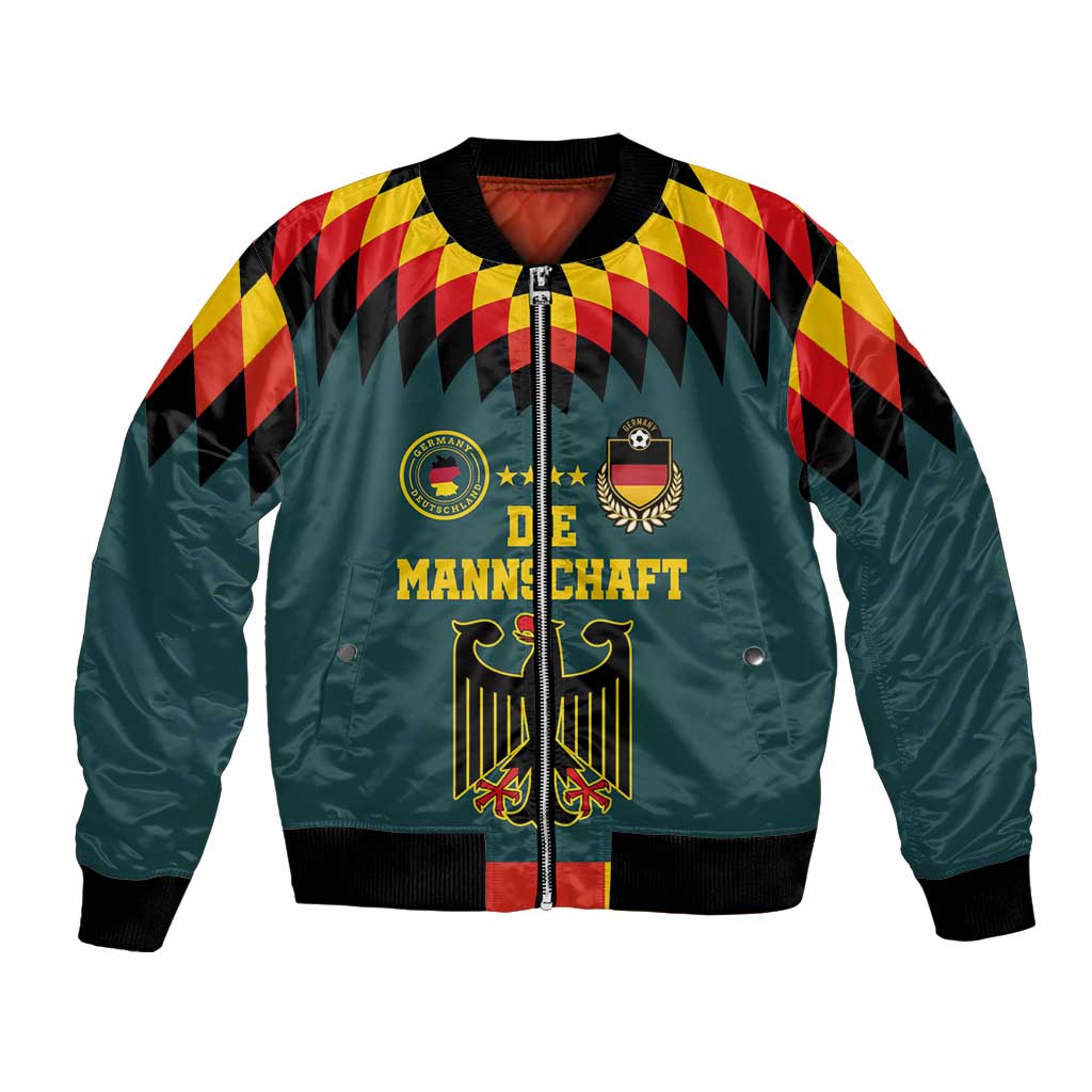 Custom Germany Football 2024 Go Champion Bomber Jacket Design 90s Style Away Color - Wonder Print Shop