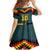 Custom Germany Football 2024 Go Champion Family Matching Long Sleeve Bodycon Dress and Hawaiian Shirt Design 90s Style Away Color - Wonder Print Shop