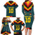 Custom Germany Football 2024 Go Champion Family Matching Long Sleeve Bodycon Dress and Hawaiian Shirt Design 90s Style Away Color - Wonder Print Shop