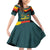 Custom Germany Football 2024 Go Champion Family Matching Off Shoulder Short Dress and Hawaiian Shirt Design 90s Style Away Color - Wonder Print Shop