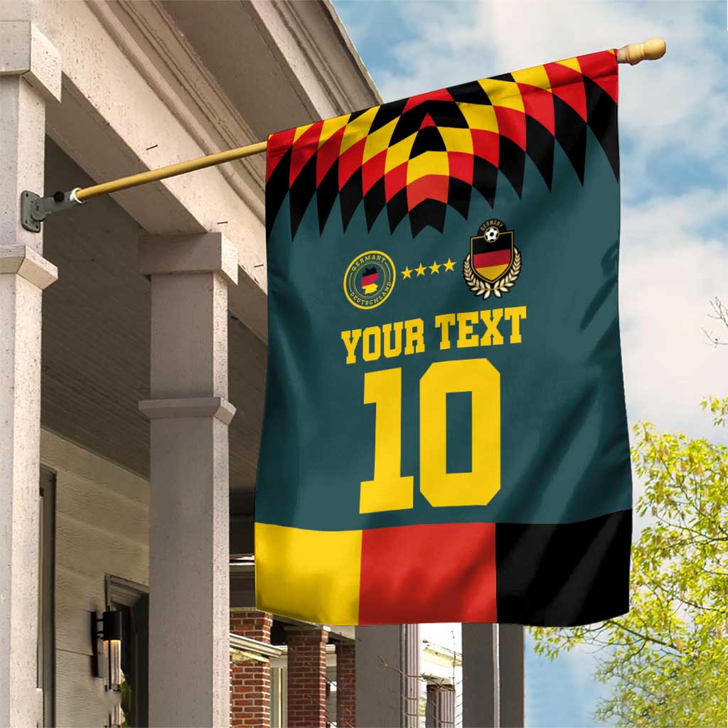 Custom Germany Football 2024 Go Champion Garden Flag Design 90s Style Away Color - Wonder Print Shop