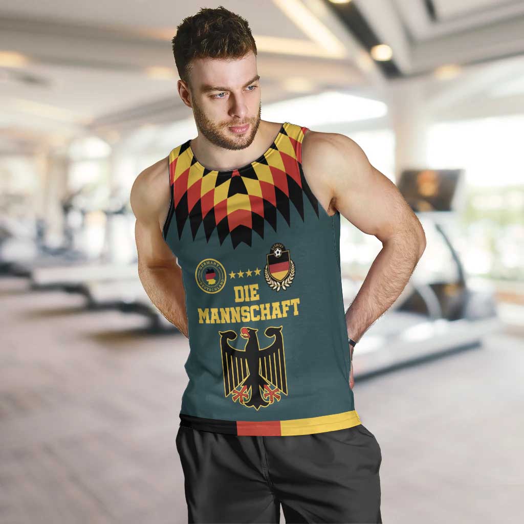 Custom Germany Football 2024 Go Champion Men Tank Top Design 90s Style Away Color LT03