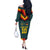 Custom Germany Football 2024 Go Champion Off The Shoulder Long Sleeve Dress Design 90s Style Away Color LT03