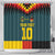 Custom Germany Football 2024 Go Champion Shower Curtain Design 90s Style Away Color LT03