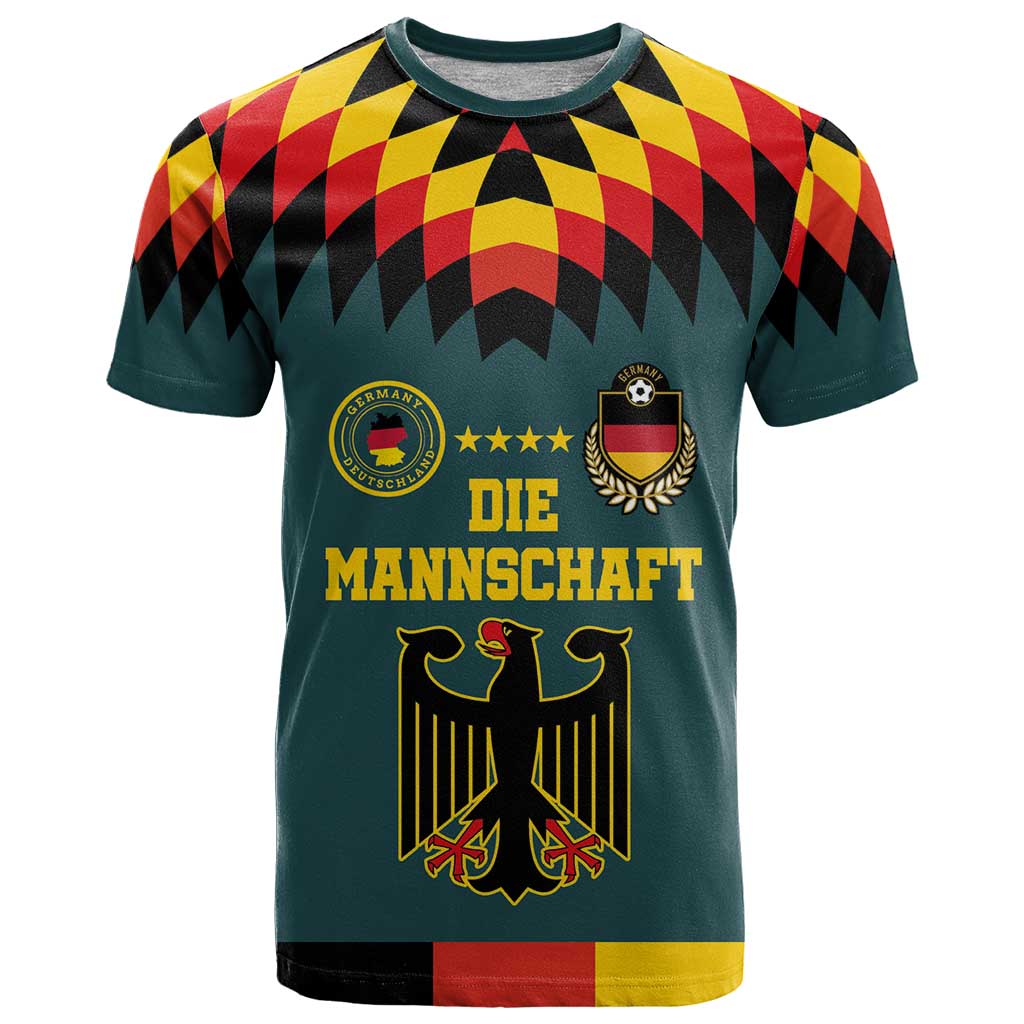 Custom Germany Football 2024 Go Champion T Shirt Design 90s Style Away Color LT03