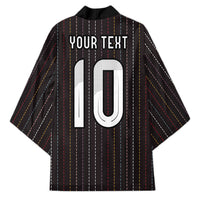 Japan Football Custom Kimono Colors Beyond Horizon Sashiko Effect Black Version