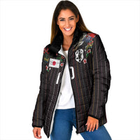 Japan Football Custom Padded Jacket Colors Beyond Horizon Sashiko Effect Black Version