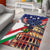 Italian American Heritage Month Area Rug USA Eagle and The Colosseum with National Flag - Wonder Print Shop