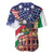 Italian American Heritage Month Baseball Jersey USA Eagle and The Colosseum with National Flag - Wonder Print Shop