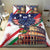 Italian American Heritage Month Bedding Set USA Eagle and The Colosseum with National Flag - Wonder Print Shop