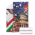 Italian American Heritage Month Blanket USA Eagle and The Colosseum with National Flag