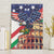 Italian American Heritage Month Canvas Wall Art USA Eagle and The Colosseum with National Flag - Wonder Print Shop