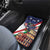 Italian American Heritage Month Car Mats USA Eagle and The Colosseum with National Flag - Wonder Print Shop