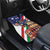 Italian American Heritage Month Car Mats USA Eagle and The Colosseum with National Flag - Wonder Print Shop