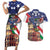 Italian American Heritage Month Couples Matching Short Sleeve Bodycon Dress and Hawaiian Shirt USA Eagle and The Colosseum with National Flag - Wonder Print Shop