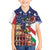 Italian American Heritage Month Family Matching Long Sleeve Bodycon Dress and Hawaiian Shirt USA Eagle and The Colosseum with National Flag - Wonder Print Shop