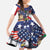 Italian American Heritage Month Family Matching Mermaid Dress and Hawaiian Shirt USA Eagle and The Colosseum with National Flag - Wonder Print Shop