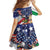 Italian American Heritage Month Family Matching Mermaid Dress and Hawaiian Shirt USA Eagle and The Colosseum with National Flag - Wonder Print Shop