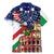 Italian American Heritage Month Family Matching Mermaid Dress and Hawaiian Shirt USA Eagle and The Colosseum with National Flag - Wonder Print Shop