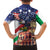 Italian American Heritage Month Family Matching Off The Shoulder Long Sleeve Dress and Hawaiian Shirt USA Eagle and The Colosseum with National Flag - Wonder Print Shop