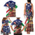 Italian American Heritage Month Family Matching Tank Maxi Dress and Hawaiian Shirt USA Eagle and The Colosseum with National Flag - Wonder Print Shop