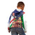 Italian American Heritage Month Kid Hoodie USA Eagle and The Colosseum with National Flag - Wonder Print Shop