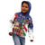 Italian American Heritage Month Kid Hoodie USA Eagle and The Colosseum with National Flag - Wonder Print Shop