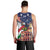 Italian American Heritage Month Men Tank Top USA Eagle and The Colosseum with National Flag - Wonder Print Shop