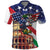 Italian American Heritage Month Polo Shirt USA Eagle and The Colosseum with National Flag - Wonder Print Shop