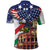 Italian American Heritage Month Polo Shirt USA Eagle and The Colosseum with National Flag - Wonder Print Shop