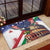 Italian American Heritage Month Rubber Doormat USA Eagle and The Colosseum with National Flag