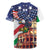 Italian American Heritage Month Rugby Jersey USA Eagle and The Colosseum with National Flag