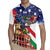 Italian American Heritage Month Rugby Jersey USA Eagle and The Colosseum with National Flag