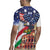 Italian American Heritage Month Rugby Jersey USA Eagle and The Colosseum with National Flag