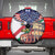 Italian American Heritage Month Spare Tire Cover USA Eagle and The Colosseum with National Flag