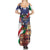 Italian American Heritage Month Summer Maxi Dress USA Eagle and The Colosseum with National Flag