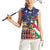 Italian American Heritage Month Women Sleeveless Polo Shirt USA Eagle and The Colosseum with National Flag