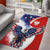 Polish American Heritage Month Area Rug USA Eagle and Poland Eagle with National Flag - Wonder Print Shop