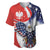 Polish American Heritage Month Baseball Jersey USA Eagle and Poland Eagle with National Flag - Wonder Print Shop