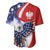 Polish American Heritage Month Baseball Jersey USA Eagle and Poland Eagle with National Flag - Wonder Print Shop