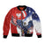 Polish American Heritage Month Bomber Jacket USA Eagle and Poland Eagle with National Flag - Wonder Print Shop