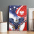 Polish American Heritage Month Canvas Wall Art USA Eagle and Poland Eagle with National Flag - Wonder Print Shop